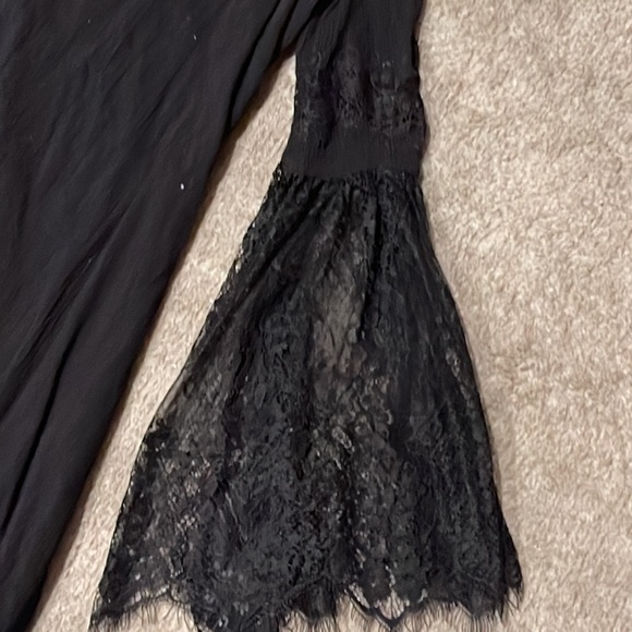 L*Space black witchy woman lace bell sleeve size L - Picture 2 of 5